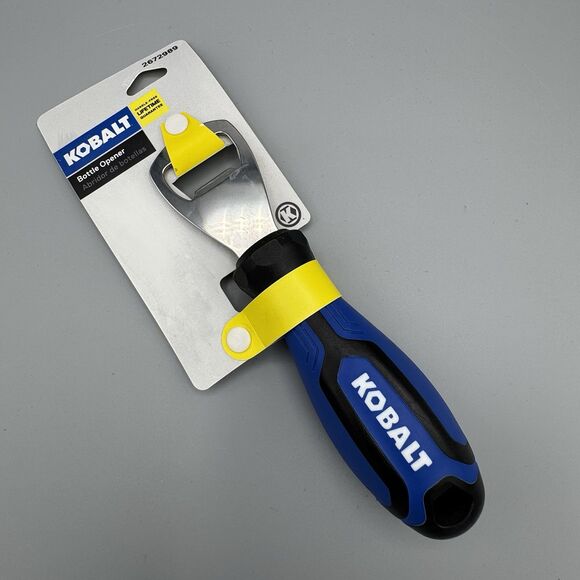 Kobalt Tool Bottle Opener Blue Barware Tailgating Kitchen Gadget Grilling Dorm - Picture 1 of 5